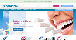 Desktop Screenshot of nordenta.se
